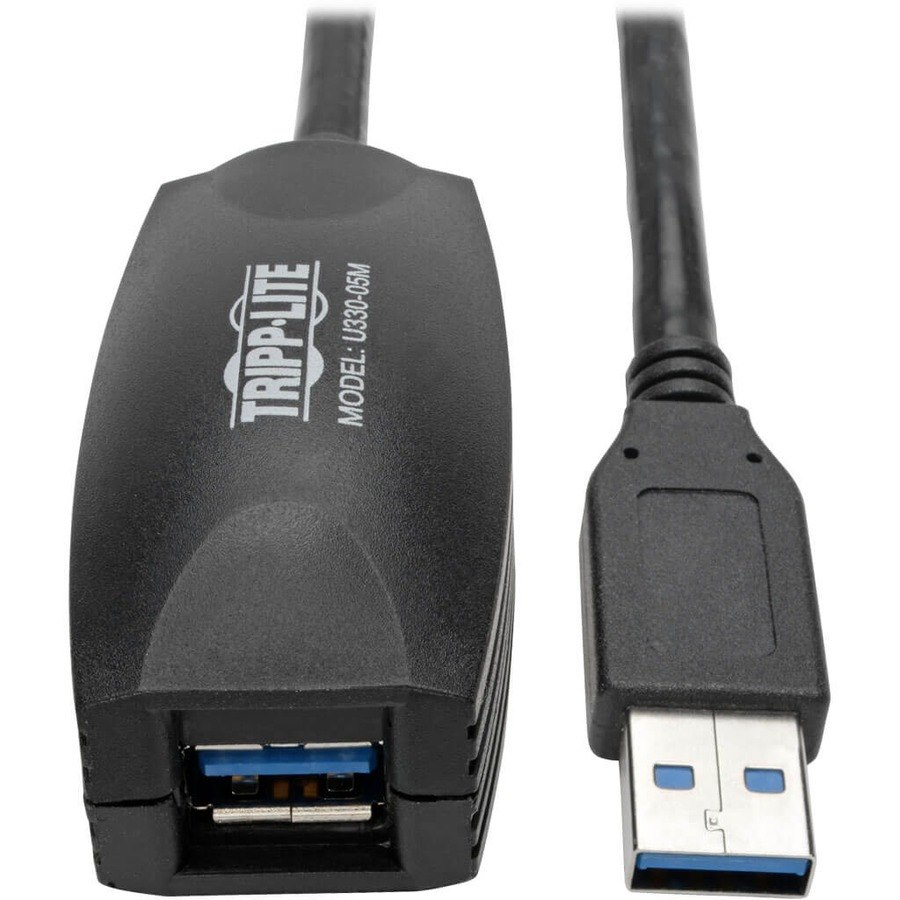 Eaton Tripp Lite Series USB 3.0 SuperSpeed Active Extension Repeater Cable (A M/F), 5M (16.4 ft.)