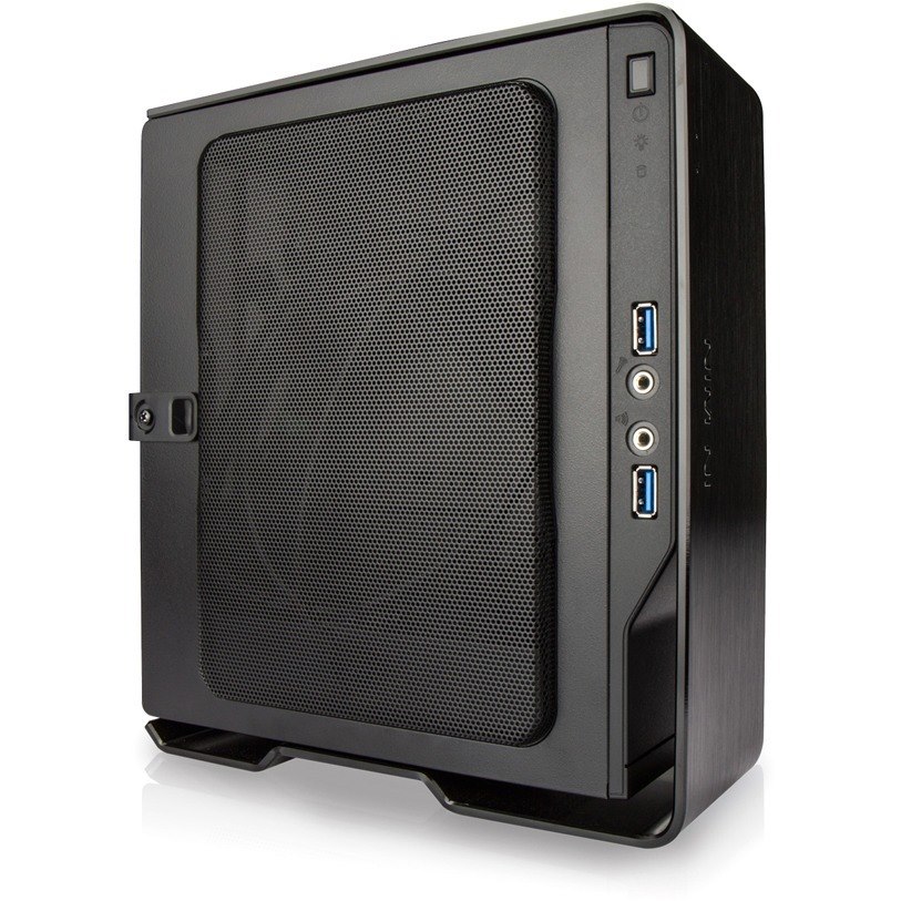 In Win Chopin Computer Case - Mini ITX Motherboard Supported - Mini-tower - Mesh, Aluminium, SECC - Black
