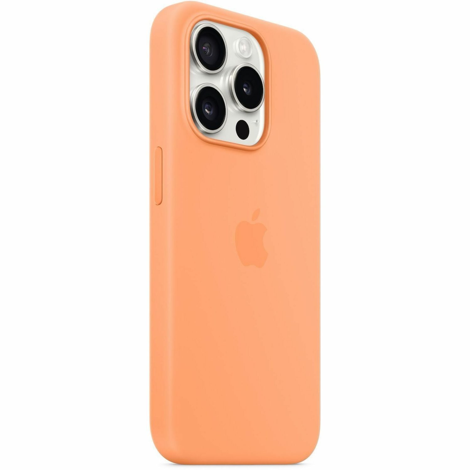 Apple Case for Apple iPhone 15 Pro Smartphone - Orange Sorbet