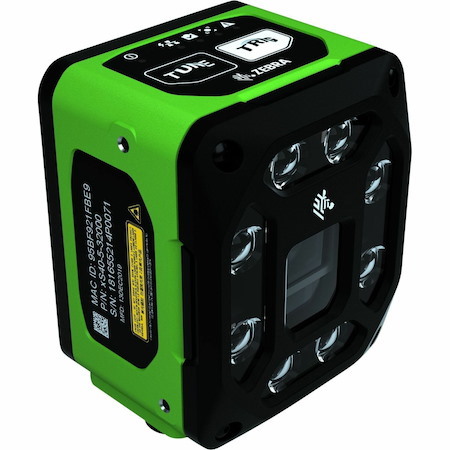 Zebra FS40 Rugged Industrial, Logistics, Warehouse Fixed Mount Barcode Scanner - Cable Connectivity - Industrial Green