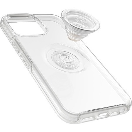 OtterBox Otter + Pop Symmetry Case for Apple iPhone 13 Pro Max, iPhone 12 Pro Max Smartphone - Clear Pop