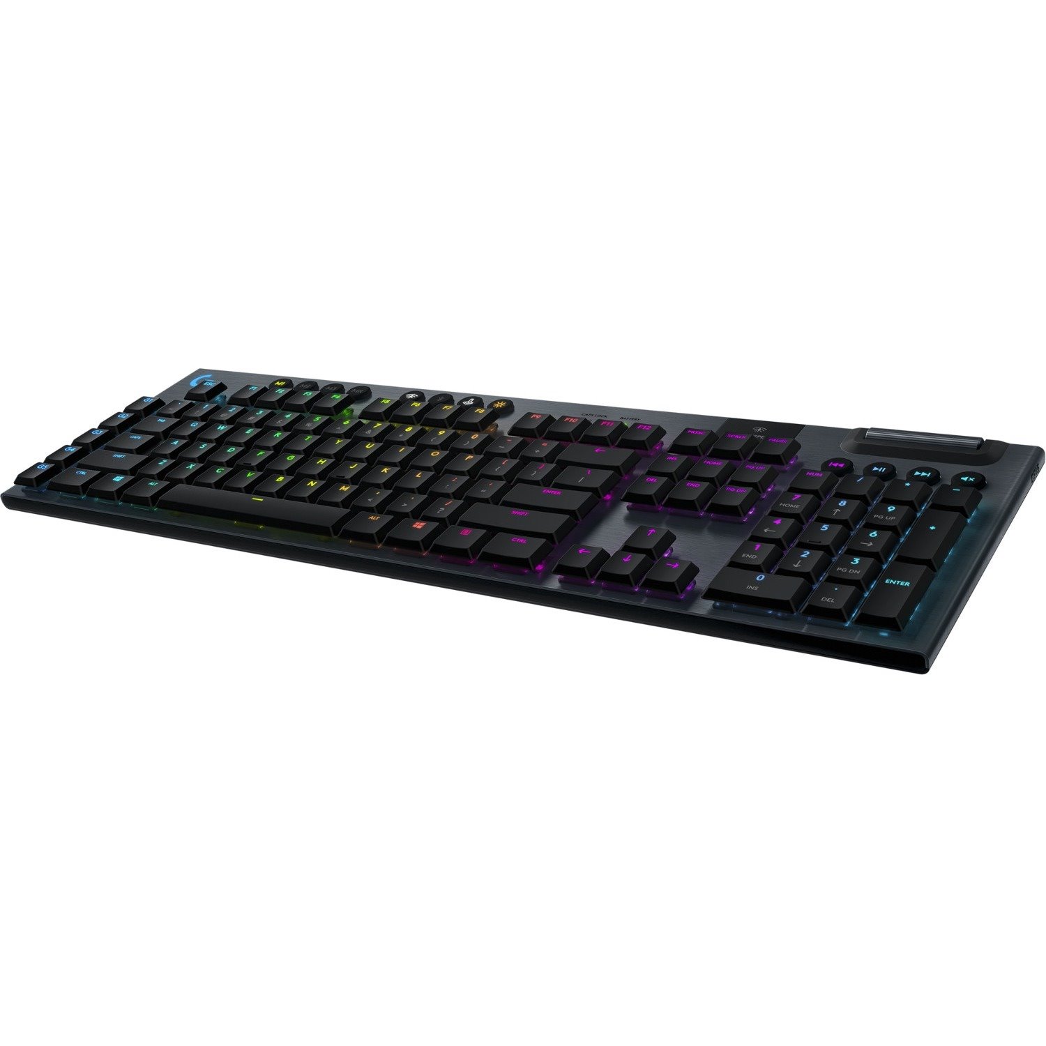 Logitech G915 Gaming Keyboard - Wireless Connectivity - USB Interface - English - Black