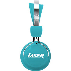 LASER Headphones Stereo Kid Friendly - Blue