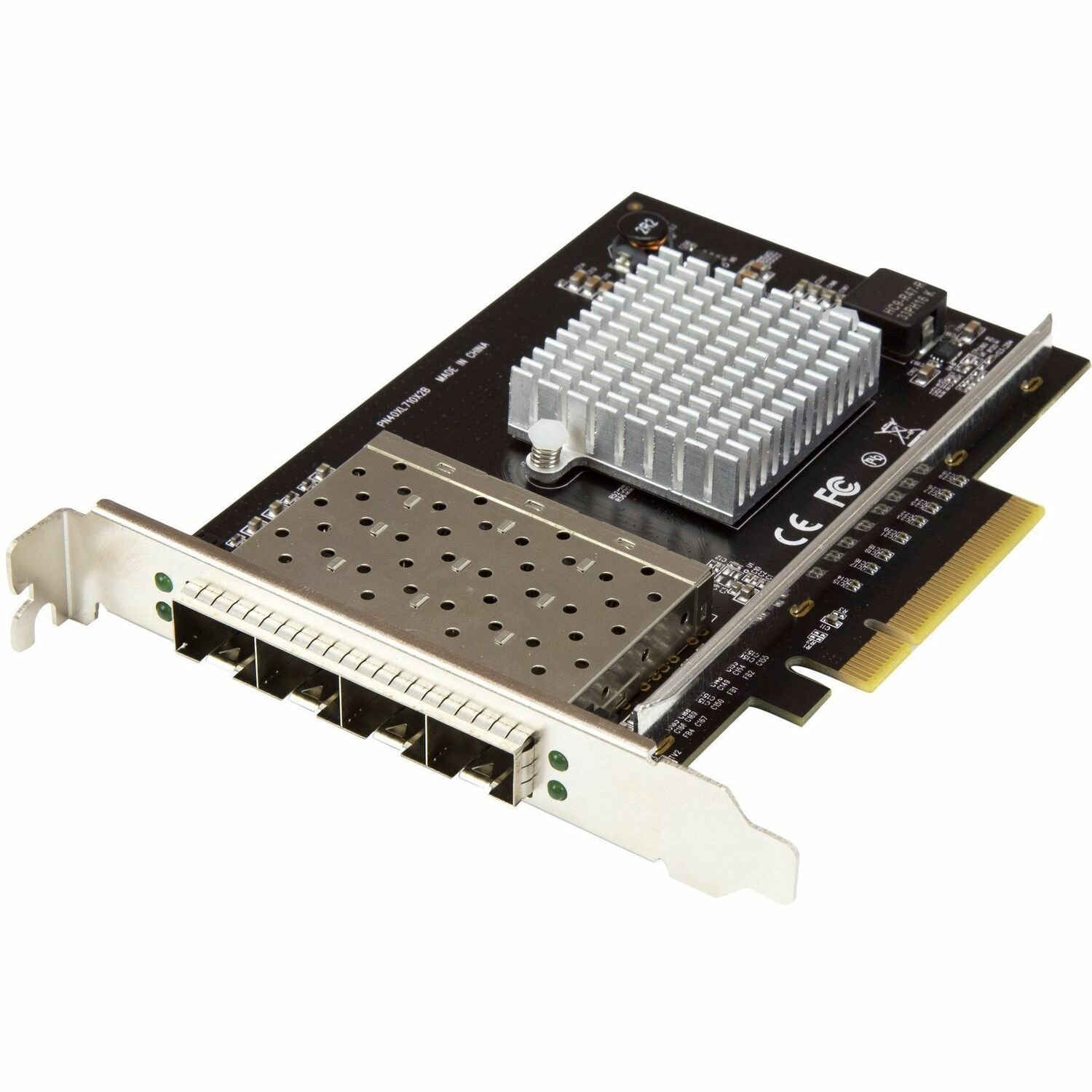 StarTech.com 4 Ports PCI Express 10G SFP+ Netwerkkaart, Intel XL710 Open SFP+ Converged Adapter, 10GbE Glasvezel LAN Kaart