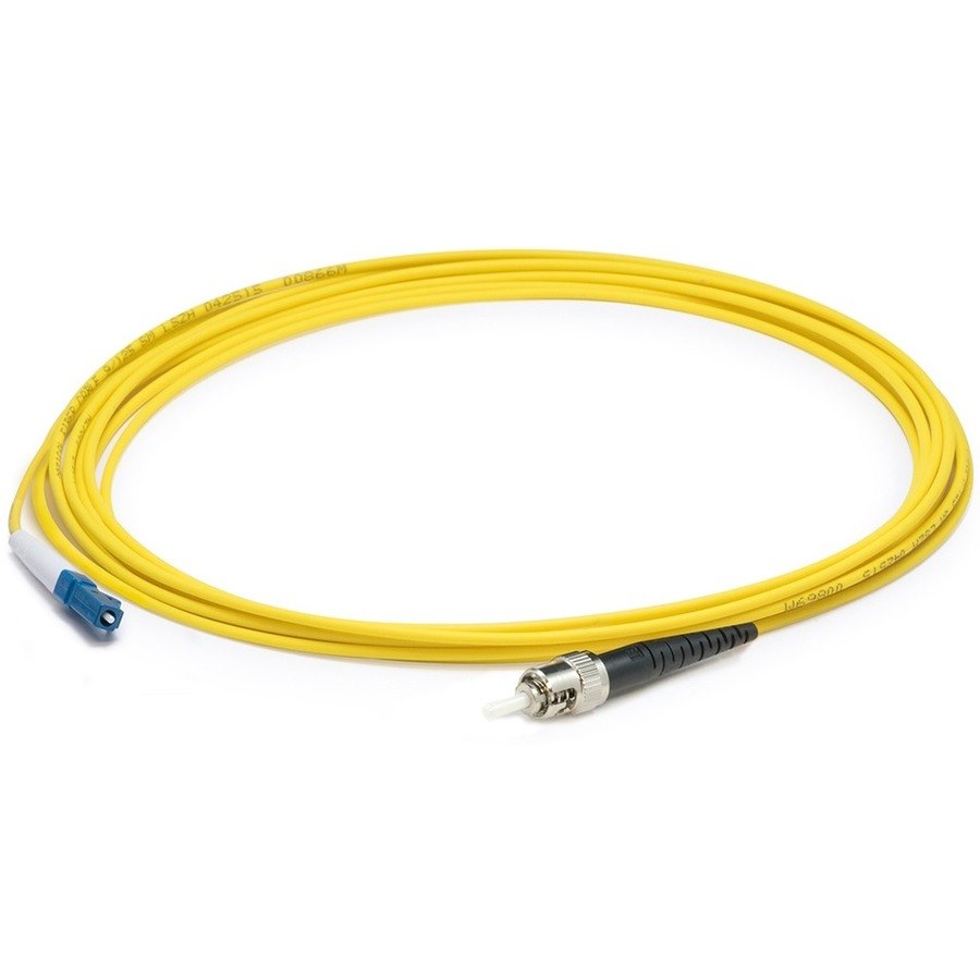 AddOn 9m LC (Male) to ST (Male) Yellow OS2 Simplex Fiber OFNR (Riser-Rated) Patch Cable