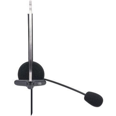 Mono Over-Ear Headset (USB), Microphone Boom (padded), Polybag Packaging, Adjustable Headband, In-Line Volume Control, Ear Cushion, USB-A for both sound and mic use, cable 1.5m, Three Year Warranty