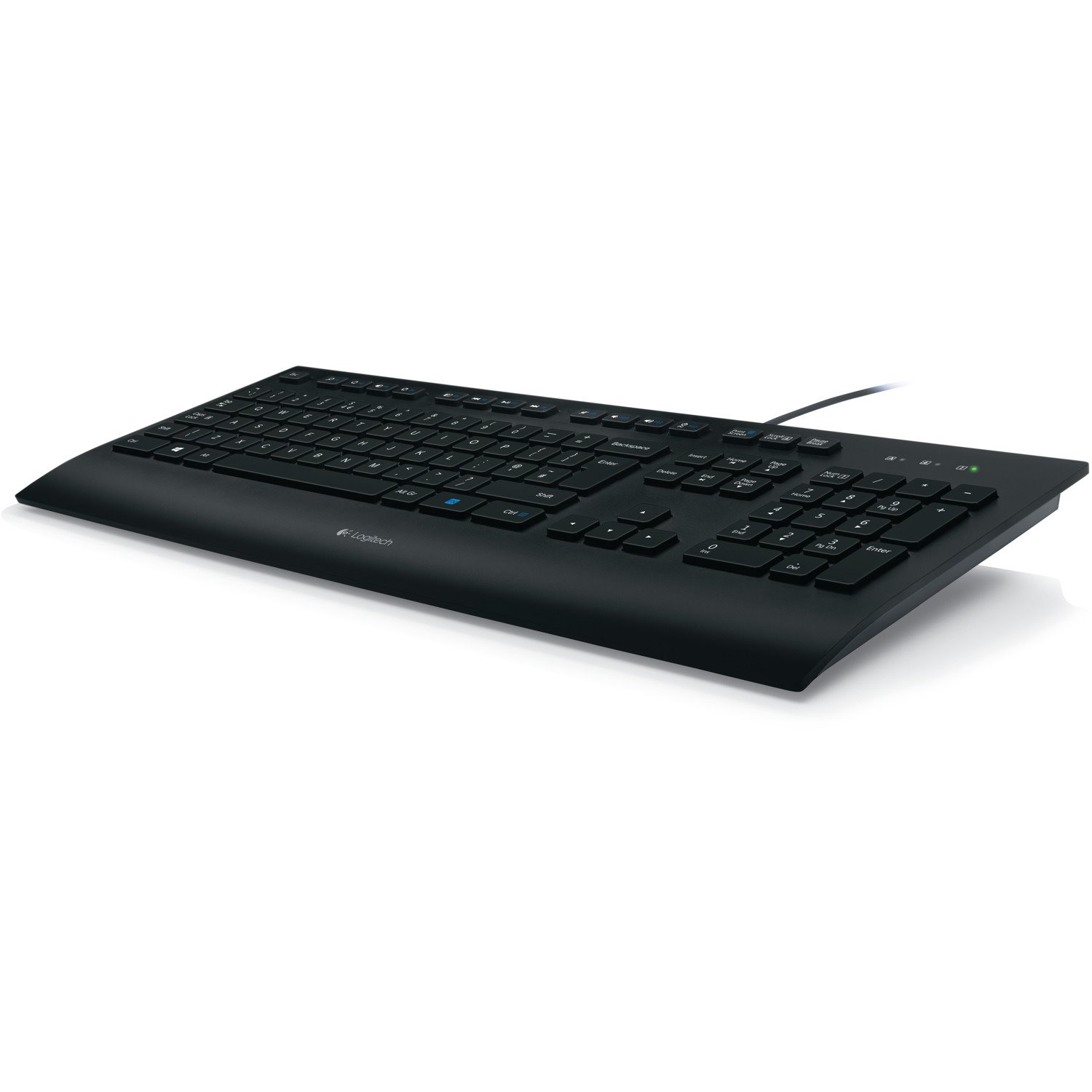 Logitech K280e Keyboard - Cable Connectivity - USB Interface - French