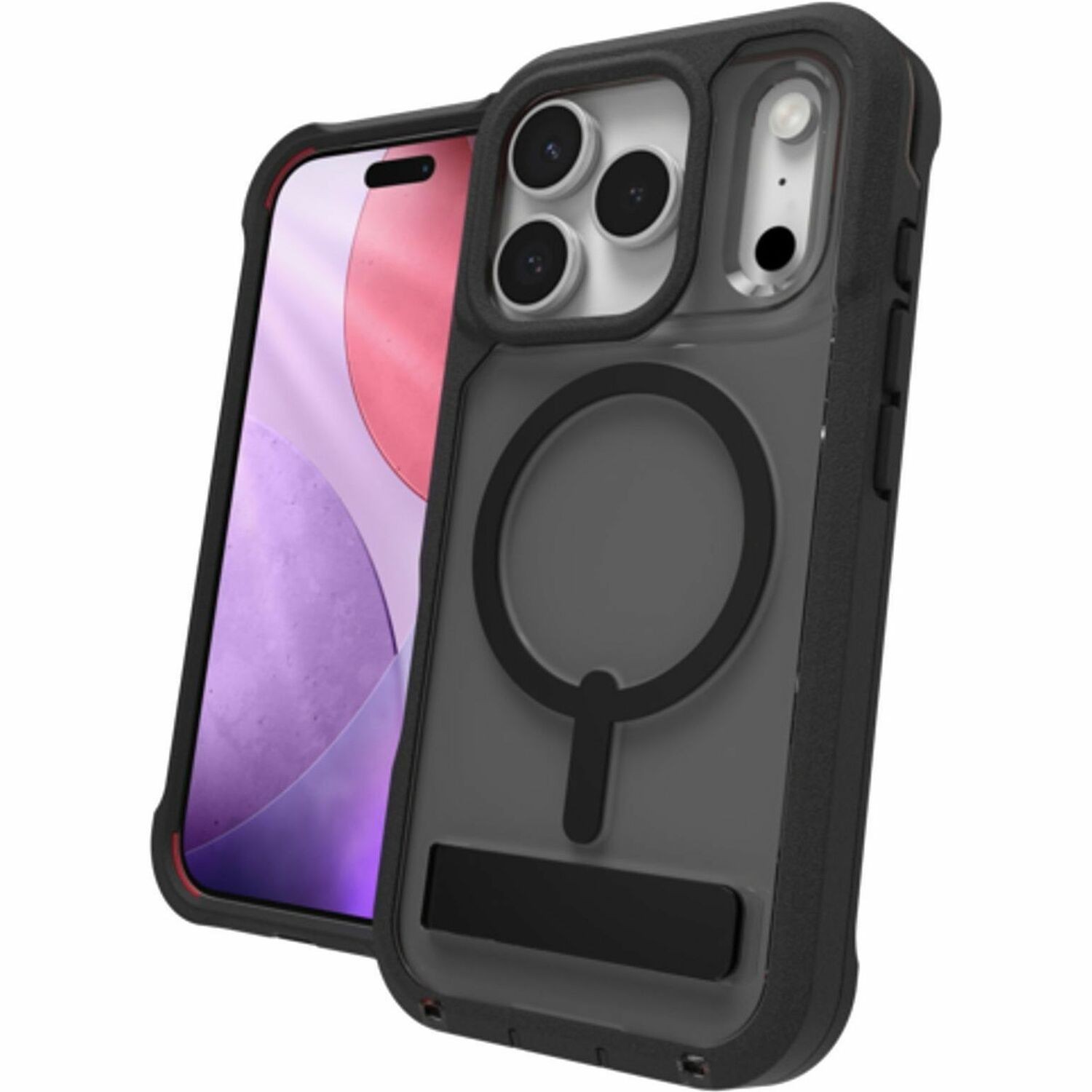 Zagg Rainier Case-Iphone 17 Pro-Smke BLK