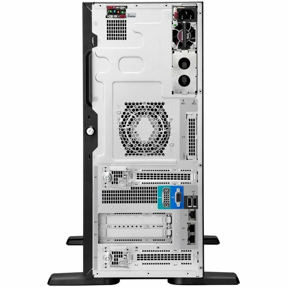 HPE ProLiant ML110 G11 4.5U Tower Server - 1 x Intel Xeon Silver 4510 2.40 GHz - 64 GB RAM - 960 GB SSD - (2 x 480GB) SSD Configuration - Serial ATA/600, 12Gb/s SAS, NVMe Controller