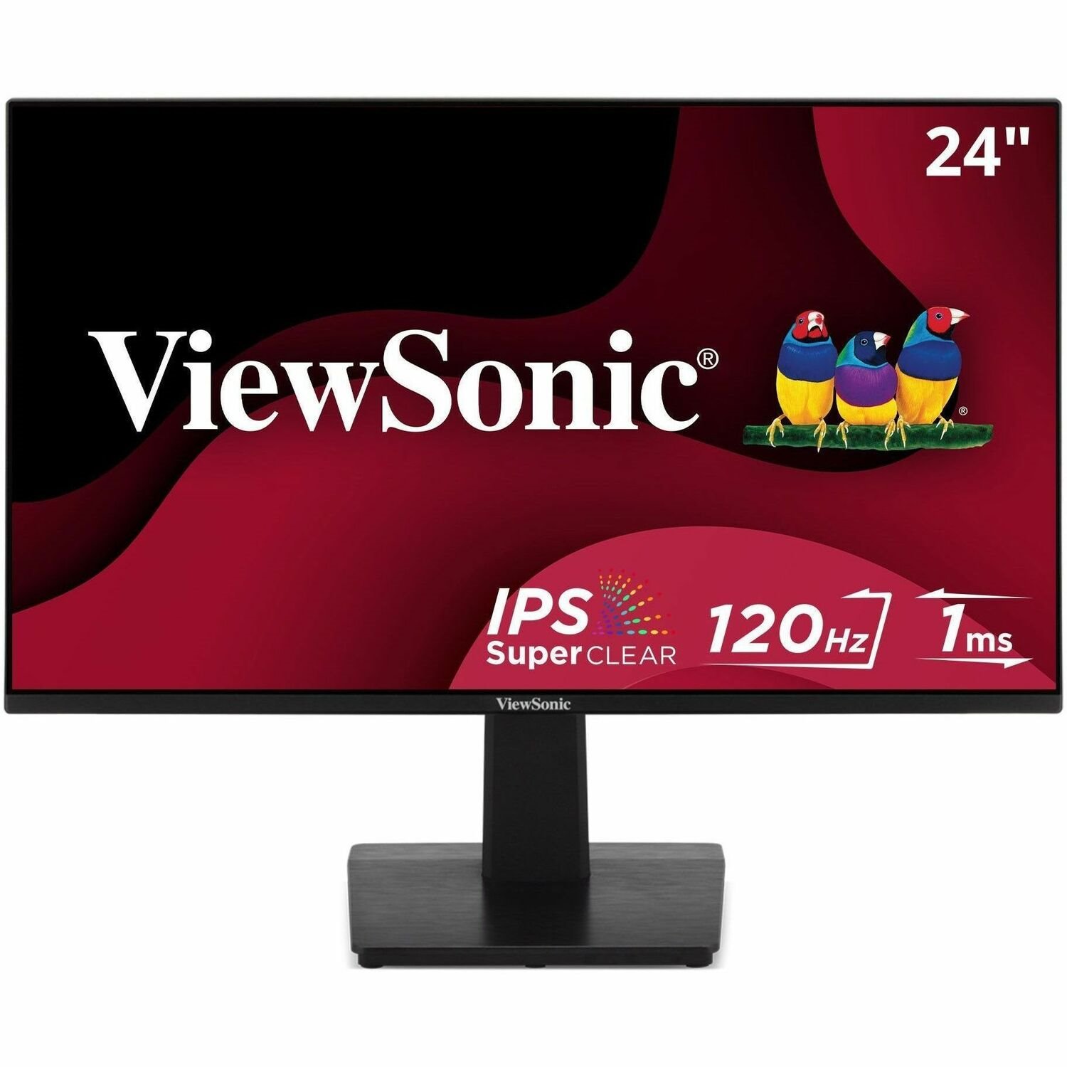 Viewsonic VA2448-MH 24 Inch Full HD 1080p IPS Monitor with 120Hz, Variable Refresh Rate, Eye Care, HDMI, and VGA Inputs for Home and Office