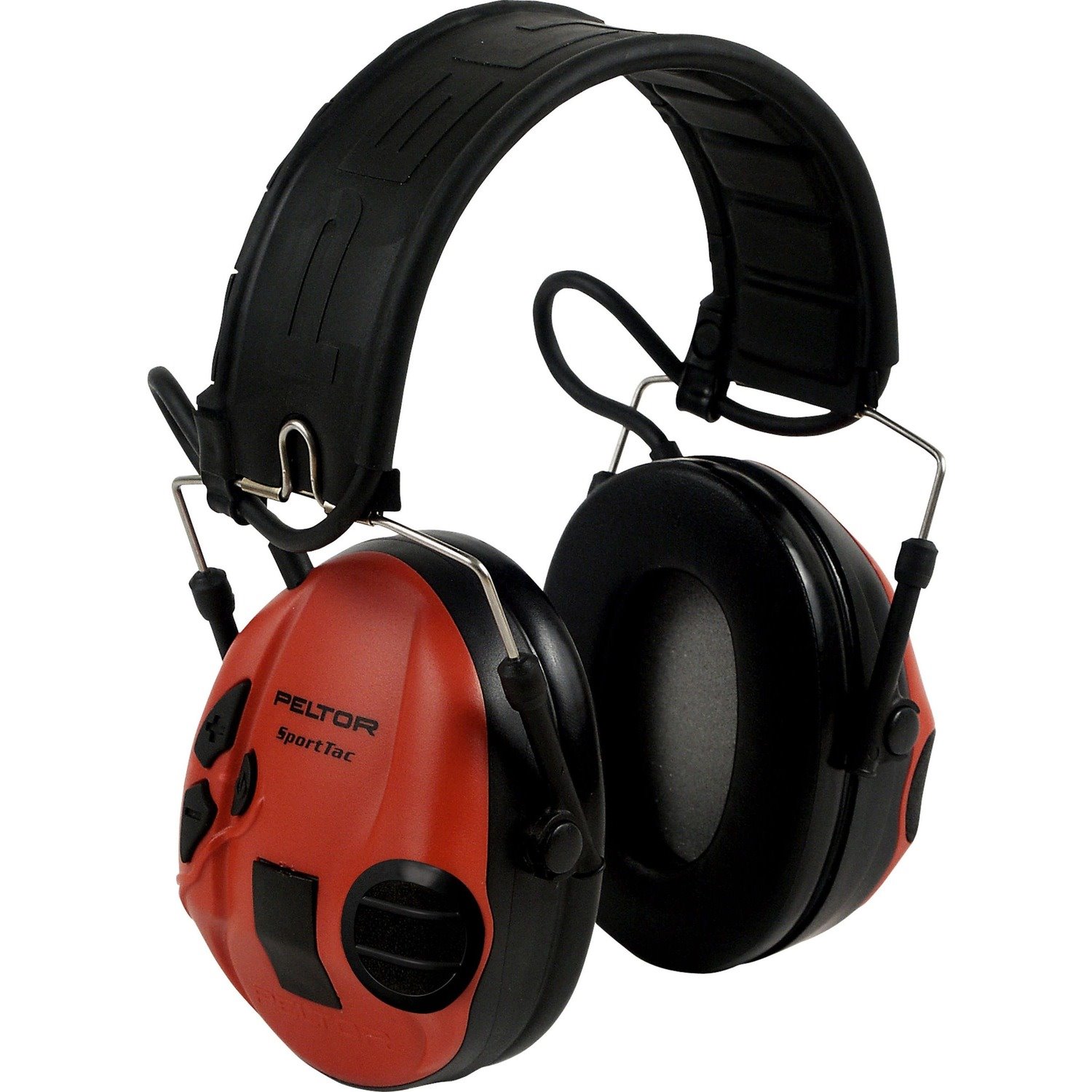 Peltor SportTac MT16H210F-478-RD Wired Over-the-head Binaural Stereo Headphone - Red