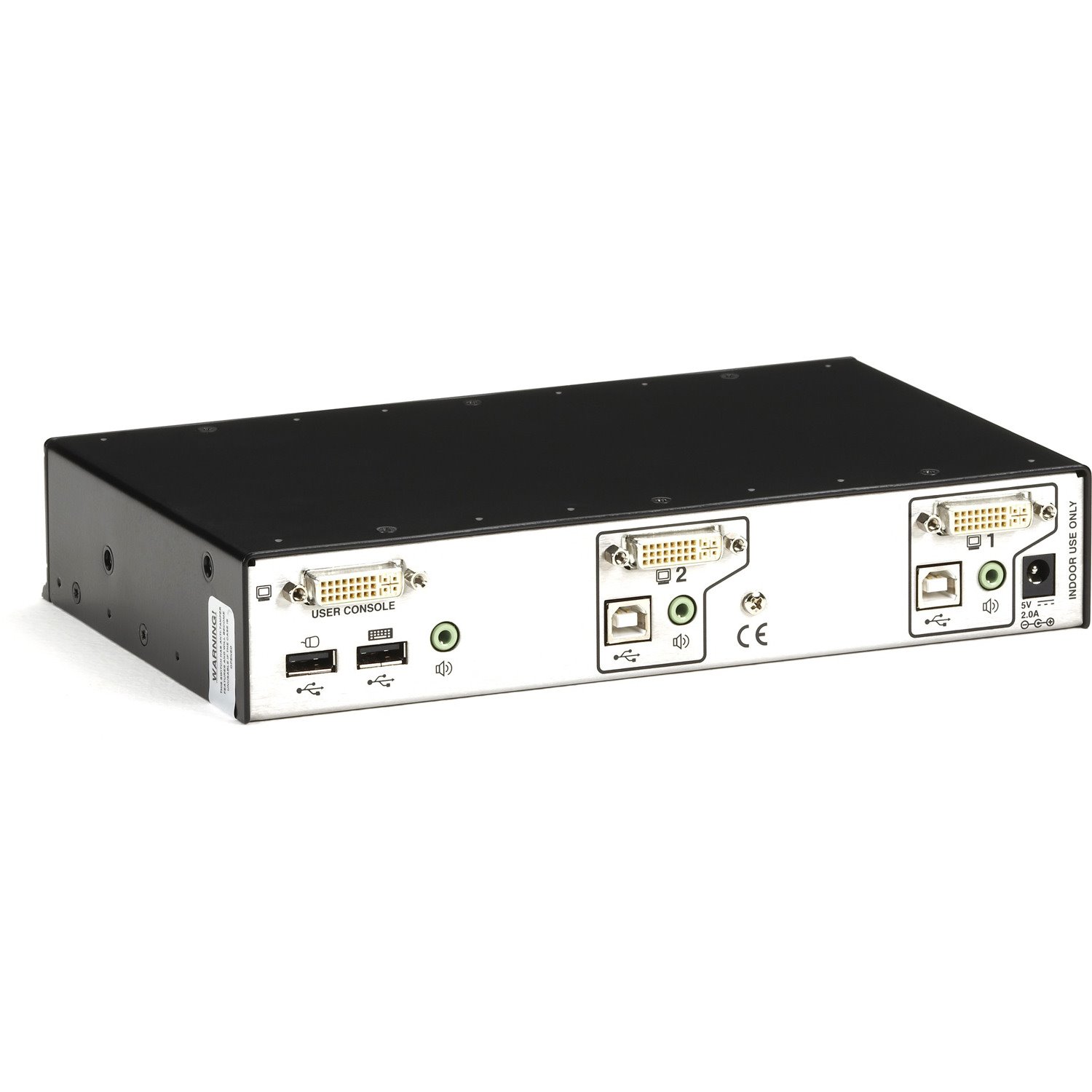Black Box ServSwitch Secure KVM Switch with USB, EAL4+ Certified, DVI, 2-Port
