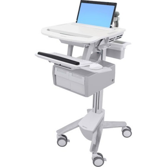 Ergotron SV Cart W/ Tall Double Drawer