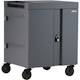 Bretford CUBE Cart 36, AC Charging, Charcoal Paint