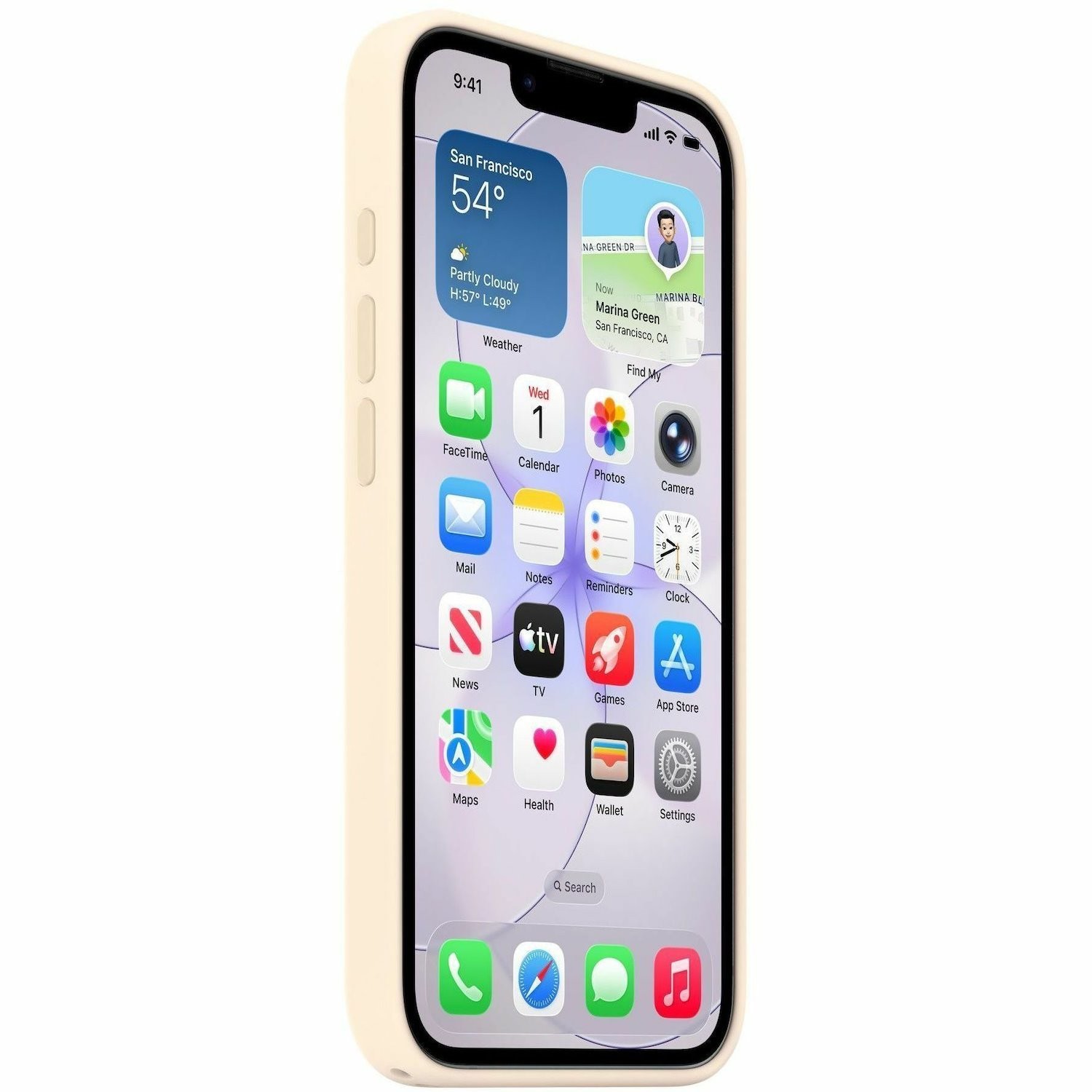 Apple Iphone 17E Silicone Case With Magsafe Vanilla