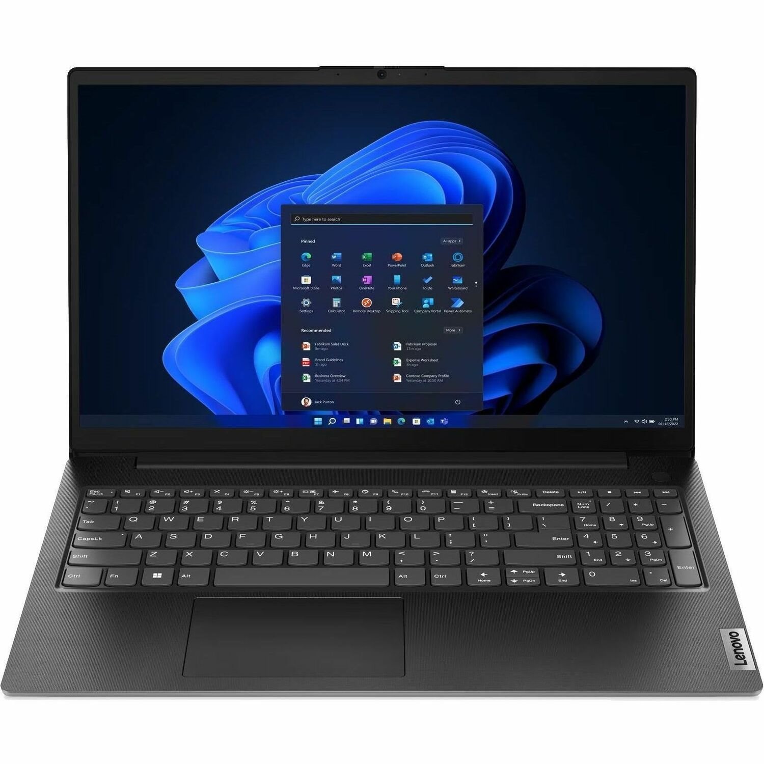 Lenovo V15 G4 AMN 82YU00L0UK 39.6 cm (15.6") Notebook - Full HD - AMD Ryzen 5 7520U - 8 GB - 512 GB SSD - English (UK) Keyboard - Business Black