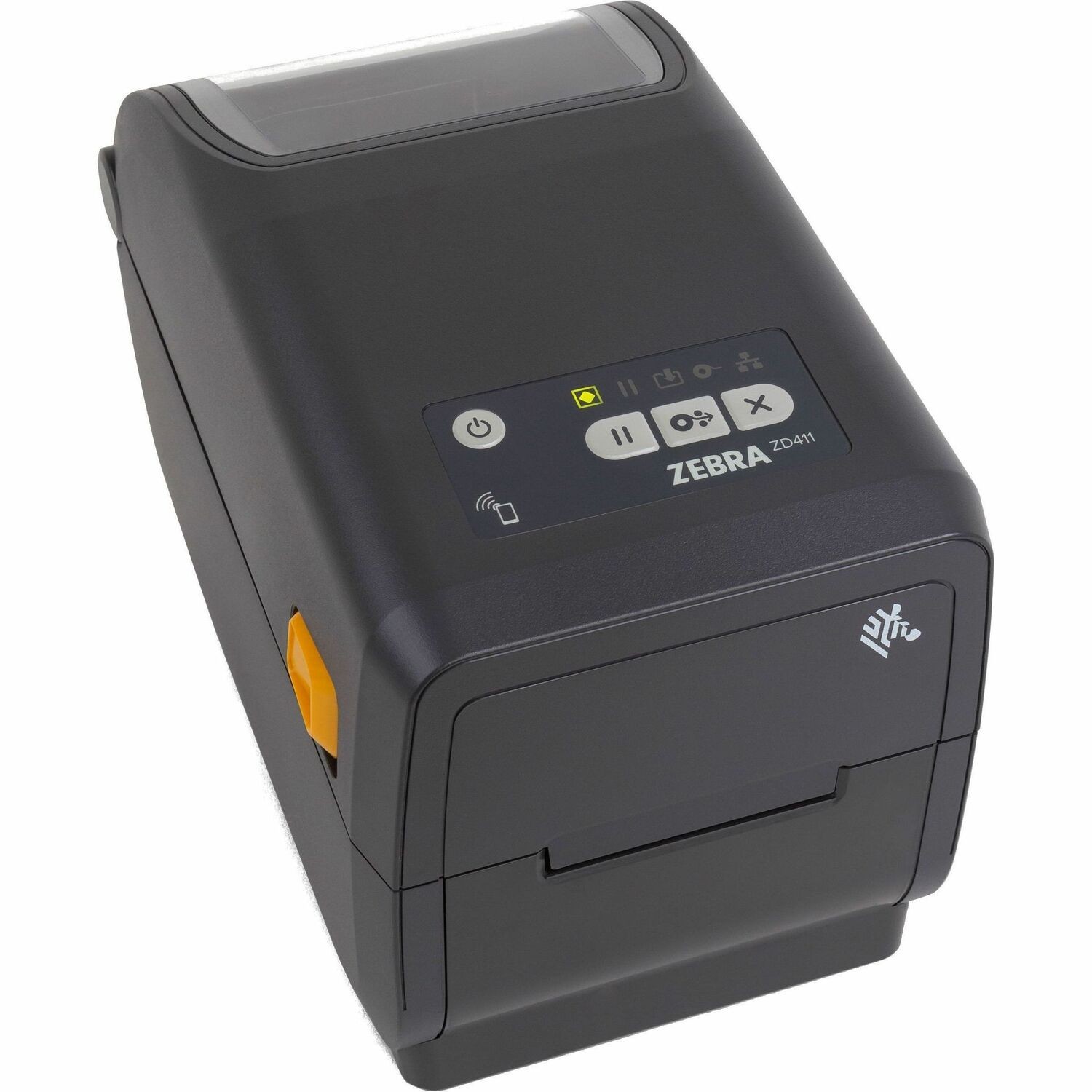 Zebra ZD411 Retail, Hospitality, Government, Transportation & Logistic Direct Thermal Printer - Monochrome - Desktop, Portable - Label/Receipt Print - USB - USB Host - Bluetooth 5.3 - IEEE 802.11ax Wireless LAN - Near Field Communication (NFC) - AUS, UK, EU, JP - With Cutter