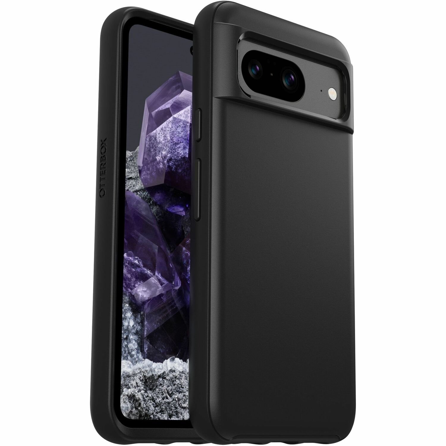 OtterBox Symmetry Case for Google Pixel 8 Smartphone - Black - 1