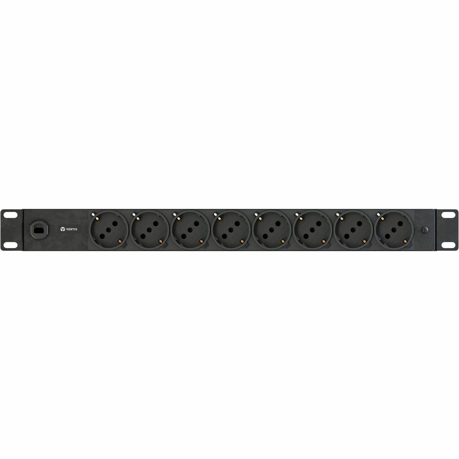 Vertiv PowerGo Basic (Standard) Rack Power Distribution Unit | rPDU | 1U | 230V | 16A | 9 Manual Lock IEC C13 | 3.6kW | German Schuko inlet | EP0G81A0
