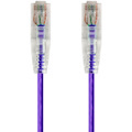 Monoprice SlimRun Cat6 28AWG UTP Ethernet Network Cable, 14ft Purple