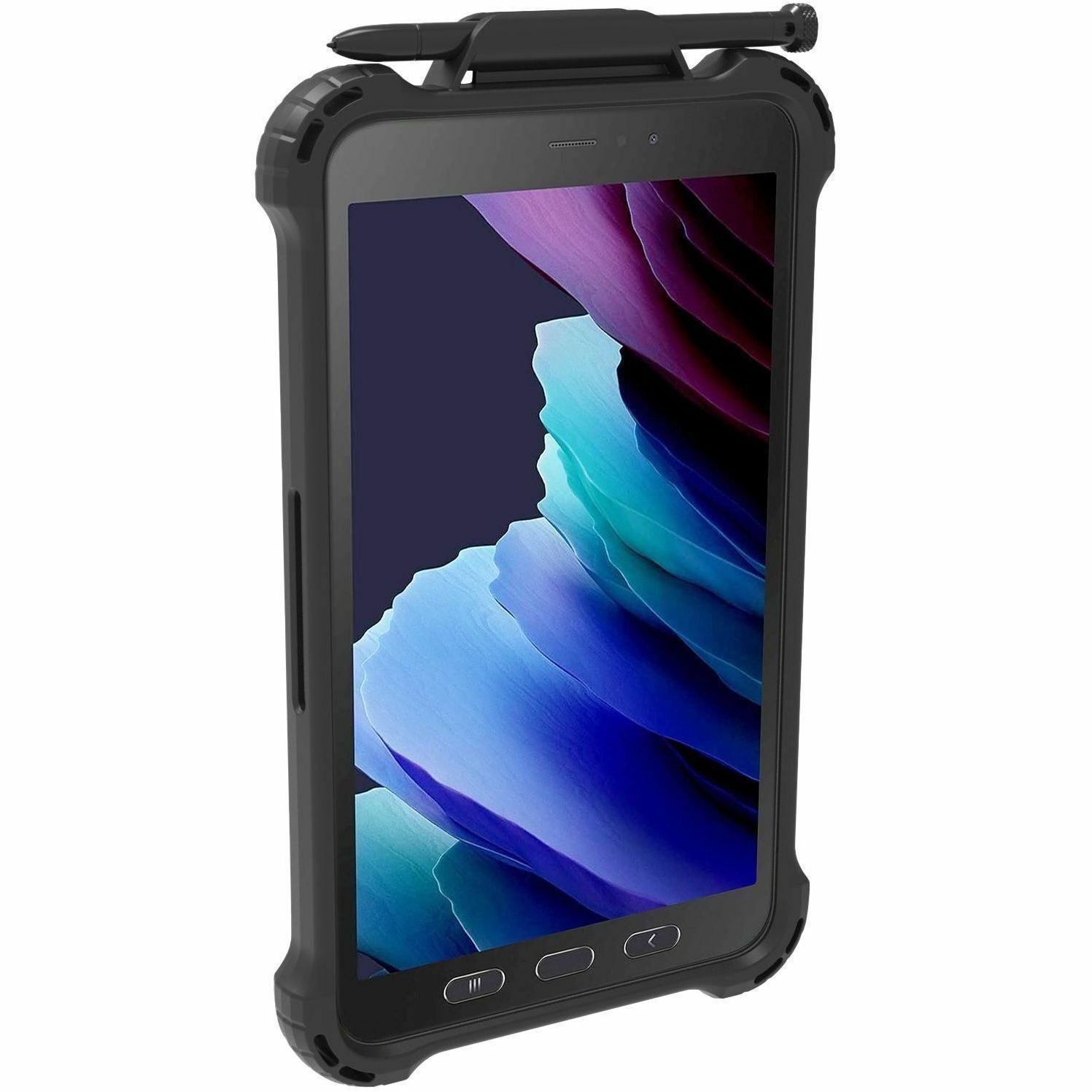 InfoCase Rugged Carrying Case Samsung Galaxy Tab Active5, Galaxy Tab Active3 Tablet - Clear
