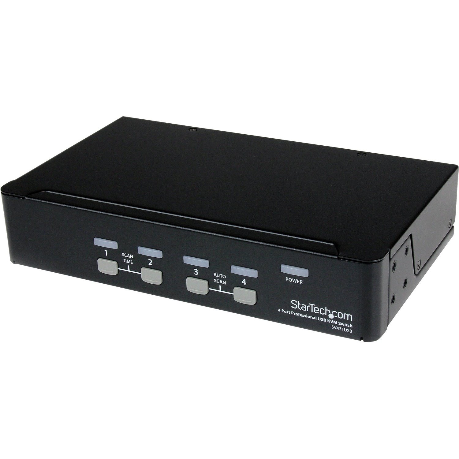 StarTech.com StarView SV431USB - KVM switch - USB - 4 ports - 1 local user - USB - 1U