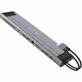 j5create JCD552 USB Type C Docking Station for Monitor, Tablet, Notebook - Memory Card Reader - SD - Grey