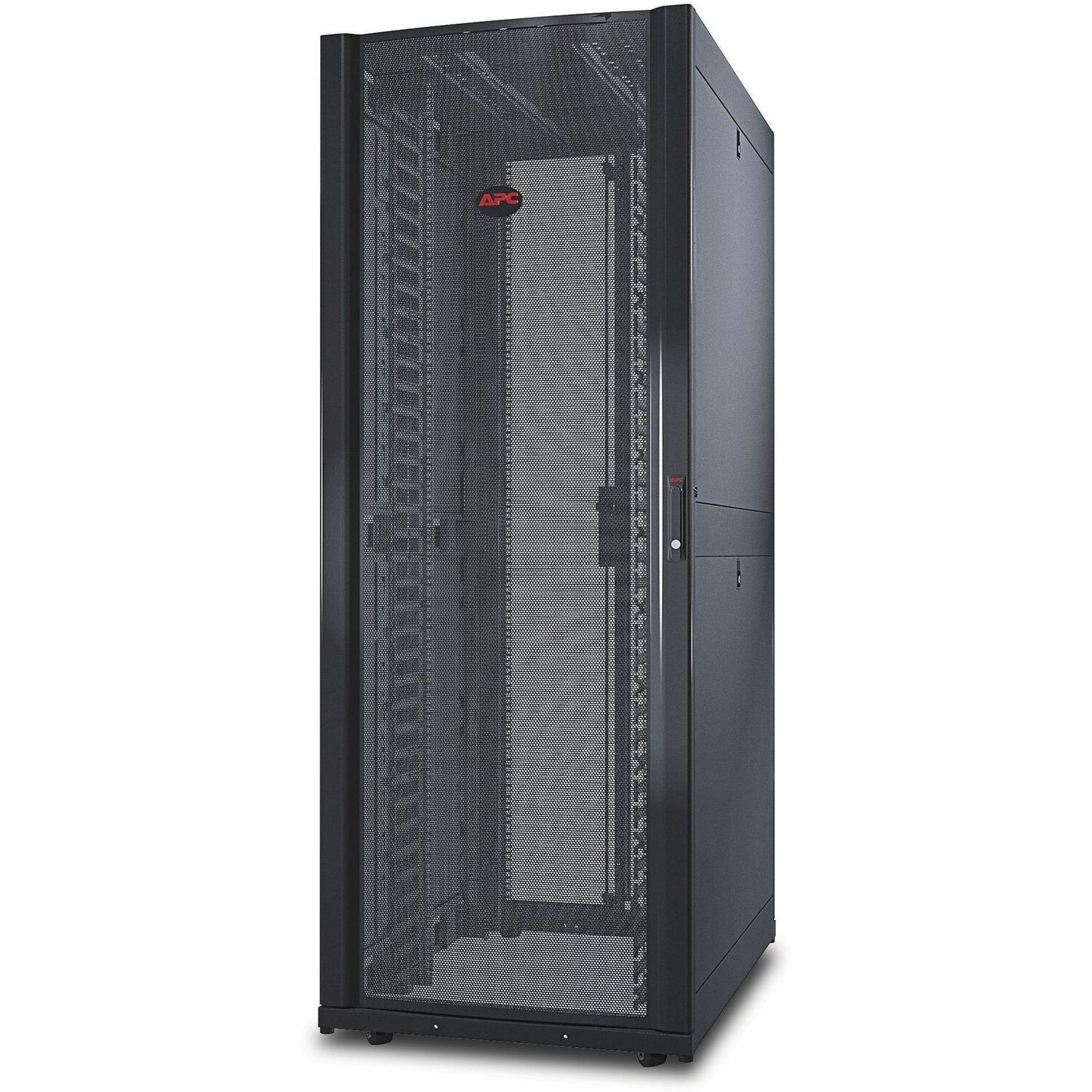 APC NetShelter SX 42U Vloerstaand Schappenkast voor Networking, Luchtstroomsysteem - 482,60 mm Rekbreedte - Zwart - TAA Compliant
