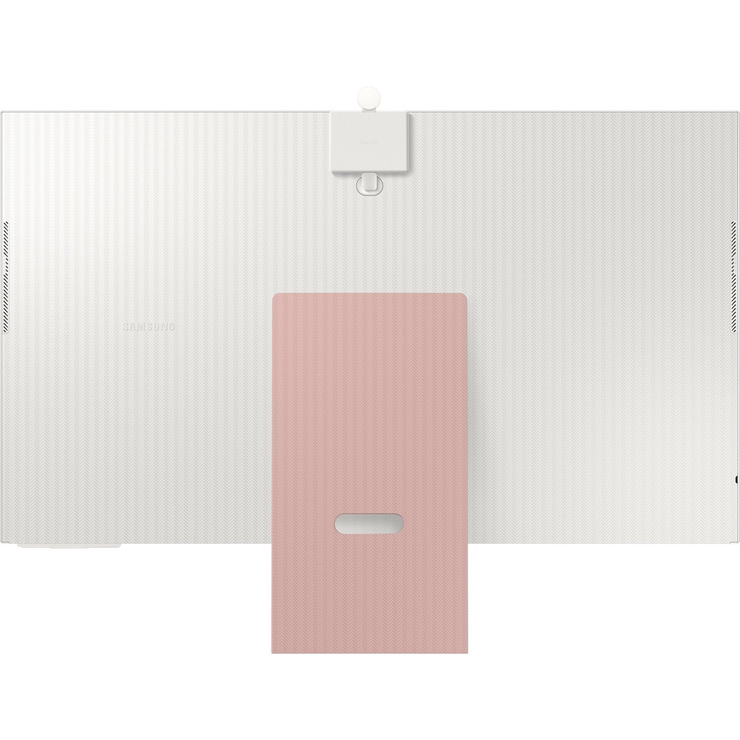 Samsung S32BM80PUU 32" Class Webcam 4K UHD Smart LCD Monitor - 16:9 - Warm White, Sunset Pink