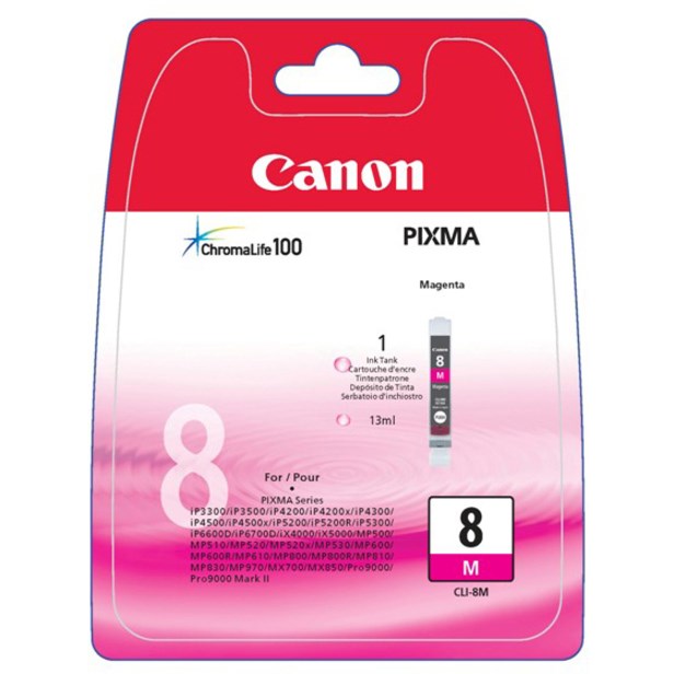 Canon CLI-8M Original Inkjet Ink Cartridge - Magenta - 1 Pack