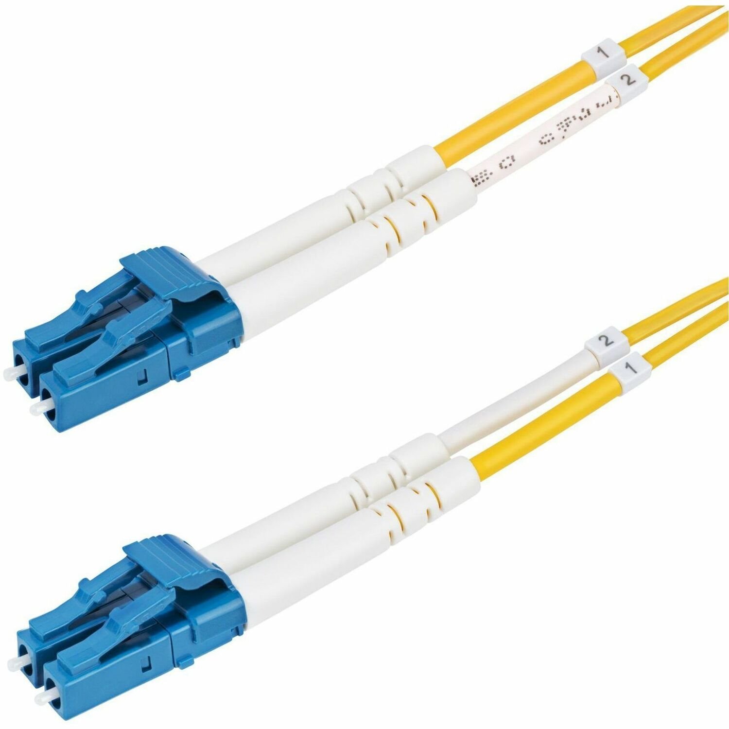 StarTech.com 10m (32.8ft) LC to LC (UPC) OS2 Single Mode Duplex Fiber Optic Cable, 9/125, 100G, Low Insertion Loss, LSZH Fiber Jumper Cord