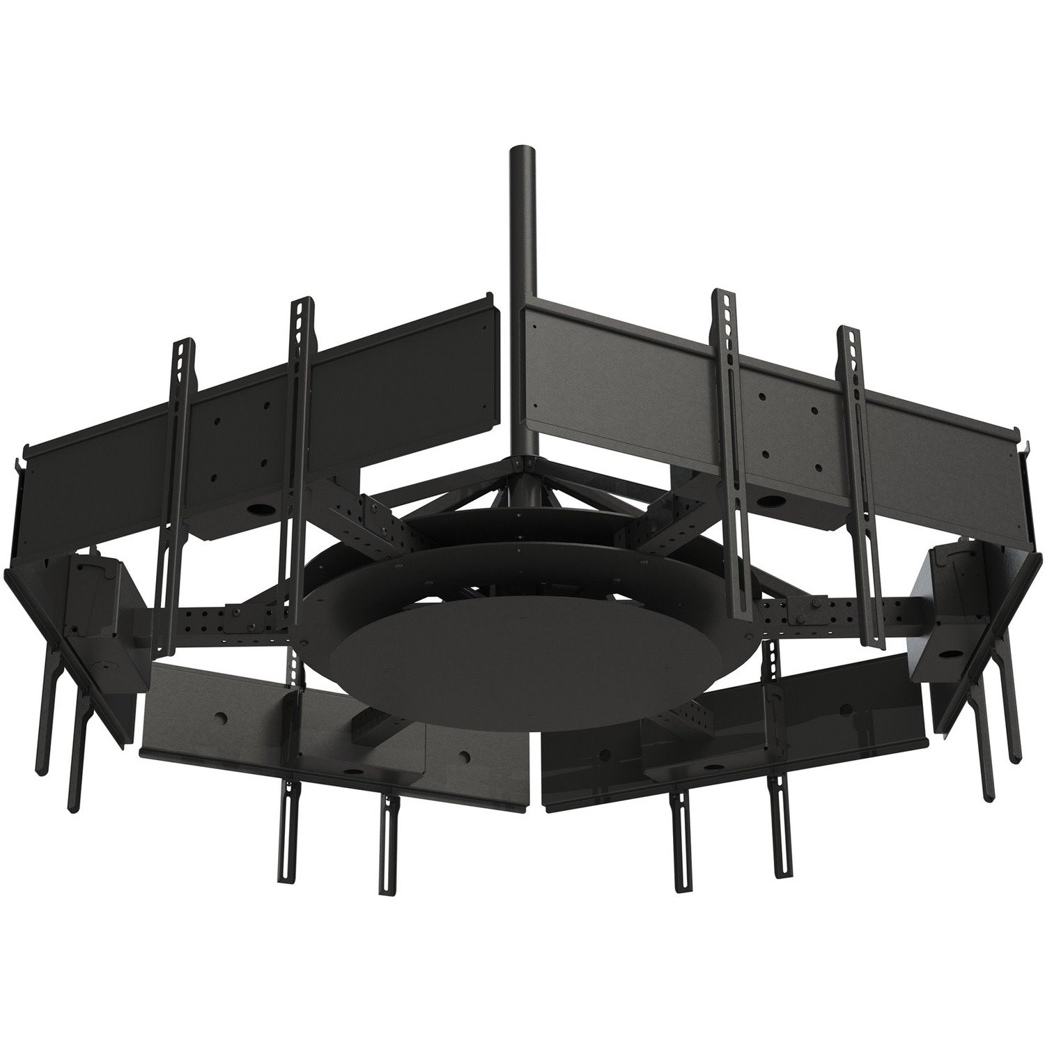 Peerless-AV&reg; Multi-Display Ceiling Mount with Six Telescoping Arms for 37" to 42" Displays
