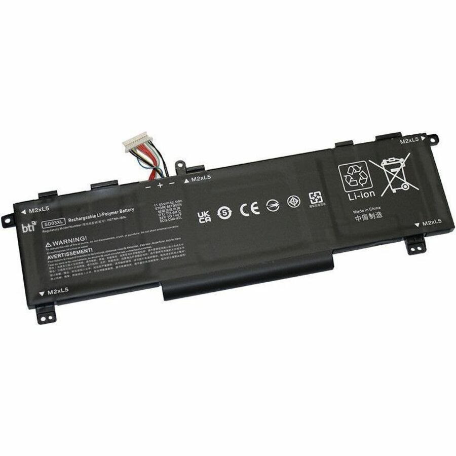 BTI L84394-005-BTI 3-CELL 11.55V LI-ION BATTERY L84394-005, L84394-006, SD03052XL, SD03XL, HP VICTUS 15-FA, VICTUS 15-FB, OMEN 15-EK, OMEN 15-EN