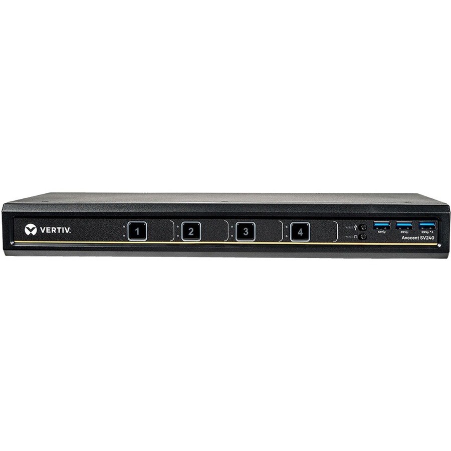 Vertiv Avocent 4-Port DVI-I 4K Ultra HD KVM Switch