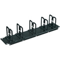 Eaton Tripp Lite Series SmartRack 2U Horizontal Cable Manager - Flexible ring type