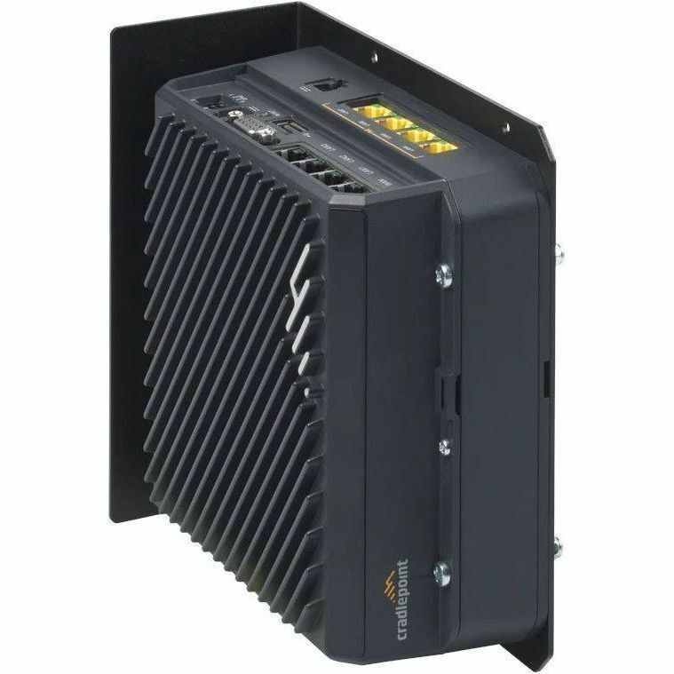 RACKMOUNT.IT Din Rail Mount for Router - Jet Black