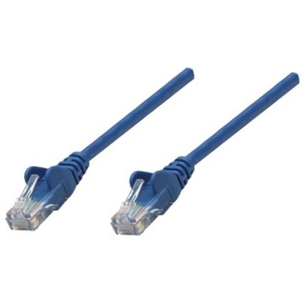 Network Patch Cable, Cat5e, 0.25m, Blue, CCA, U/UTP, PVC, RJ45, Gold Plated Contacts, Snagless, Booted, Lifetime Warranty, Polybag