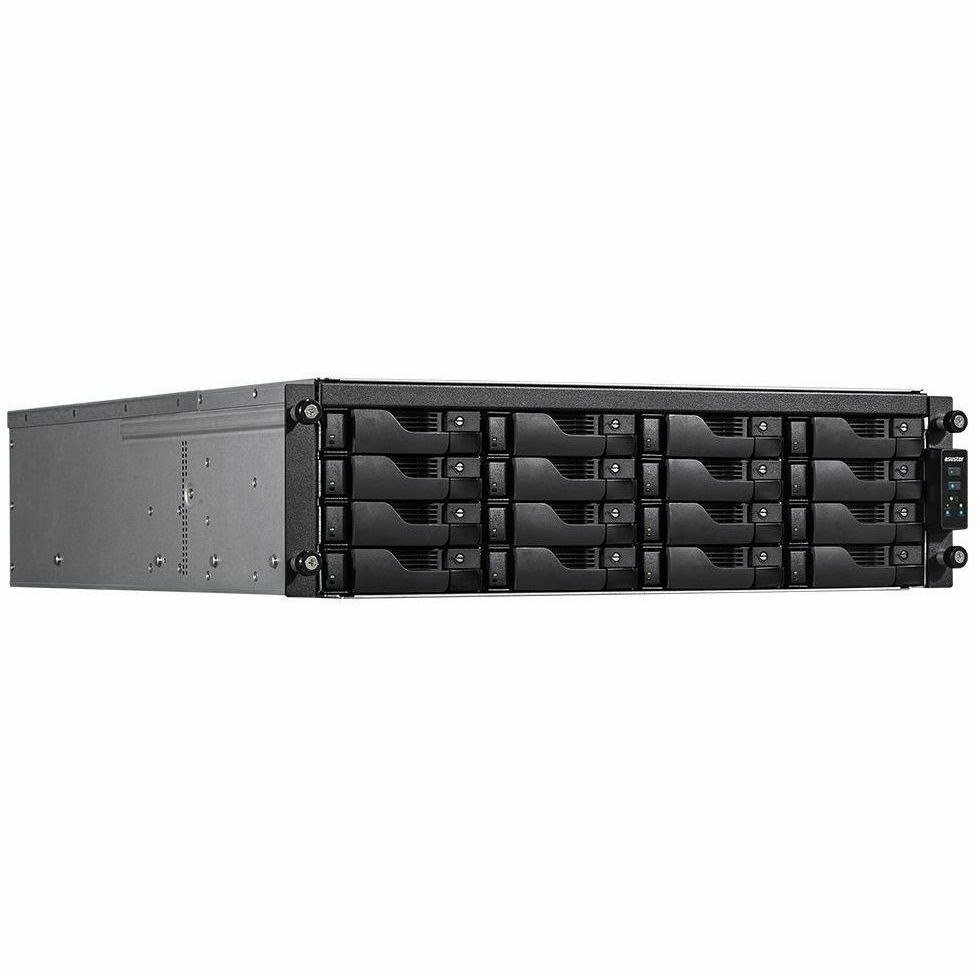 Asustor 16-Bay Nas(No Disk), Xeon E-2224 3.4GHz, 8GB, M.2(2), GbE(4), PCIe, 2Ru, 5YR
