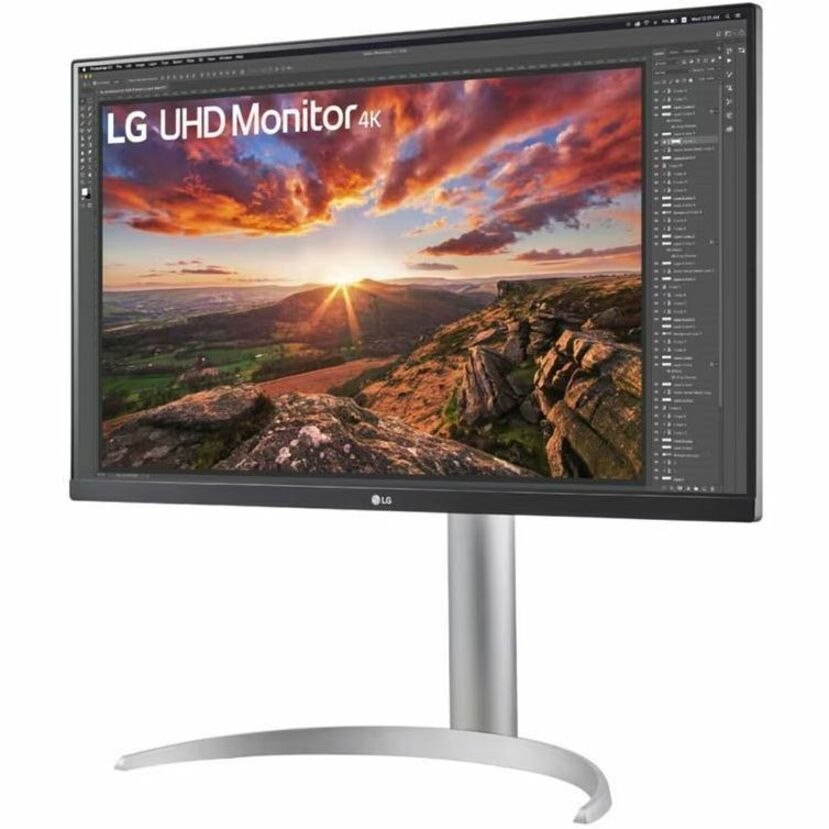 LG 27UP850K-W 27" Class 4K UHD LED Monitor - 16:9 - White