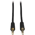 Eaton Tripp Lite Series 3.5mm Mini Stereo Audio Cable for Microphones, Speakers and Headphones (M/M), 50 ft. (15.24 m)