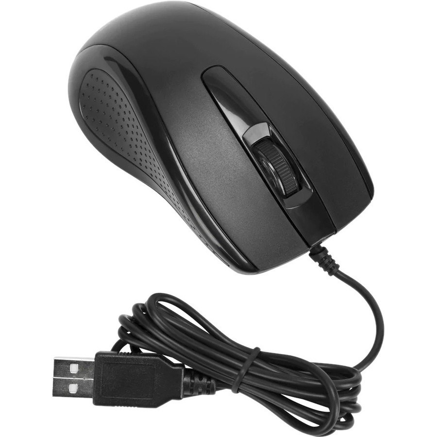 Targus Full-Size Optical Antimicrobial Wired Mouse