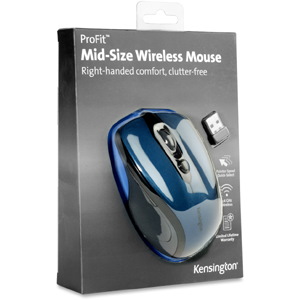 Kensington Pro Fit Mid-Size Wireless Mouse Graphite Gray