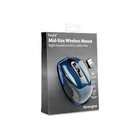 Kensington Pro Fit Mid-Size Wireless Mouse Graphite Gray