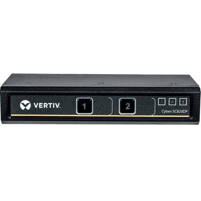 Vertiv Cybex SC800 Secure Desktop KVM | 2 Port Single-Head | DP in/DP out