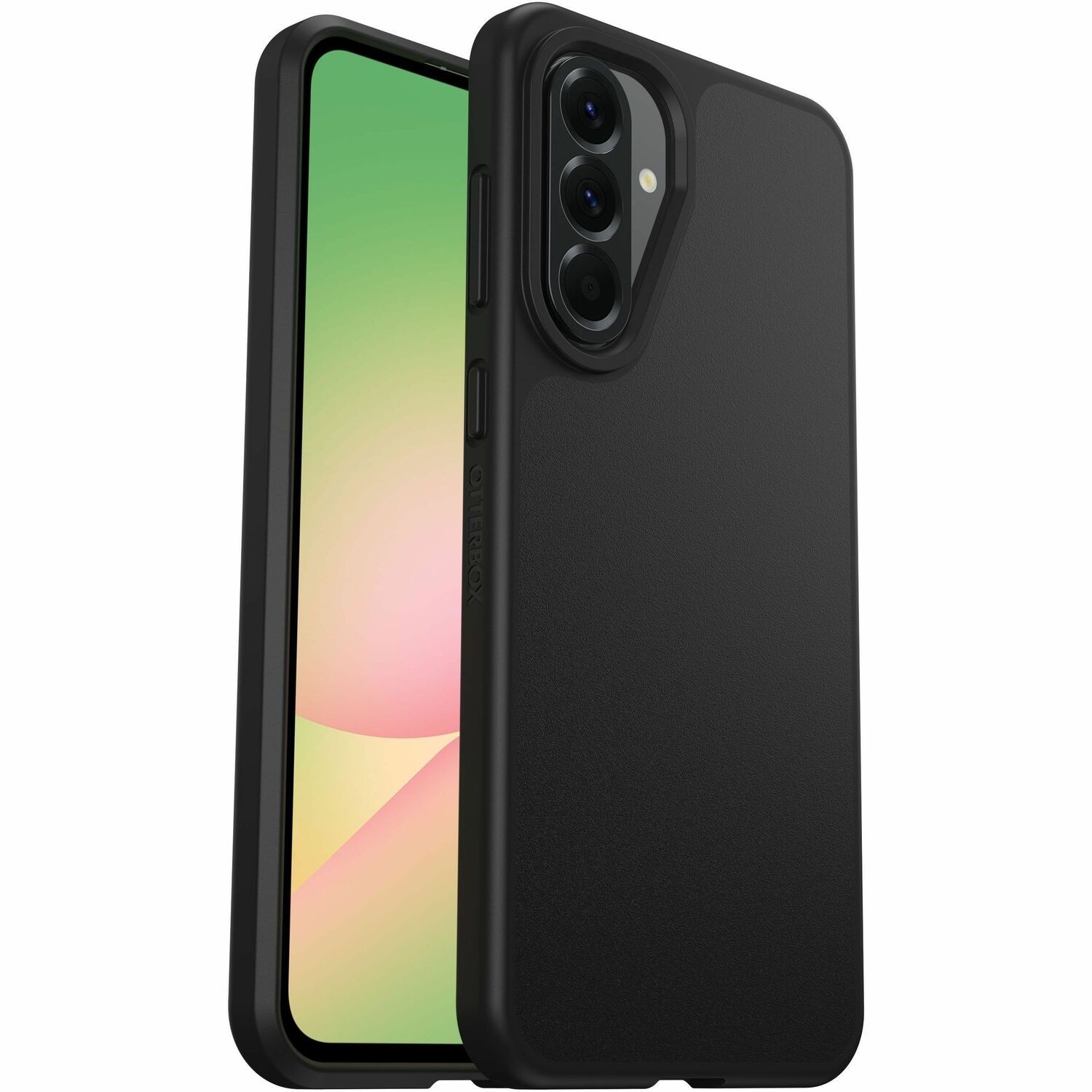 OtterBox React Case for Samsung Galaxy A56 Smartphone - Black - Retail - 1 Poly Bag