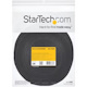 StarTech.com Hook-and-Loop Cable Management Tie - 50 ft. Bulk Roll - Black - Cut-to-Size Cable Wrap / Straps