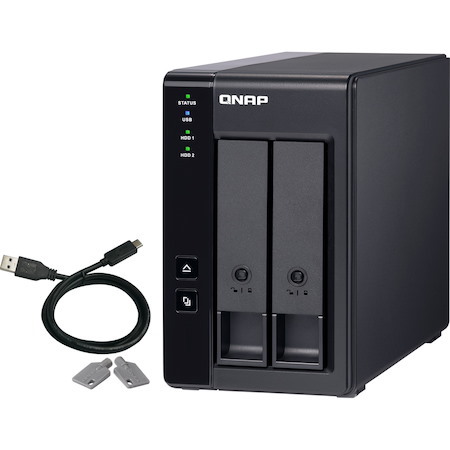 QNAP TR-002 2 x Total Bays DAS Storage System Desktop