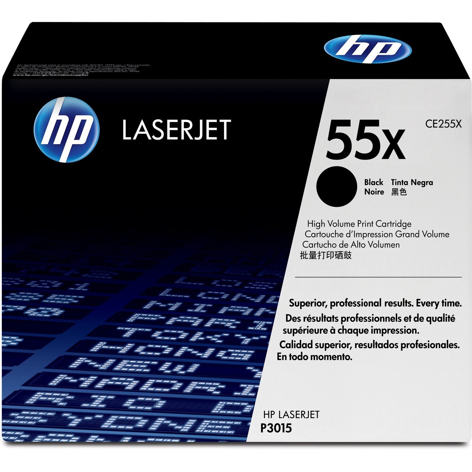 HP 55X Original Laser Toner Cartridge - Black - 1 Pack