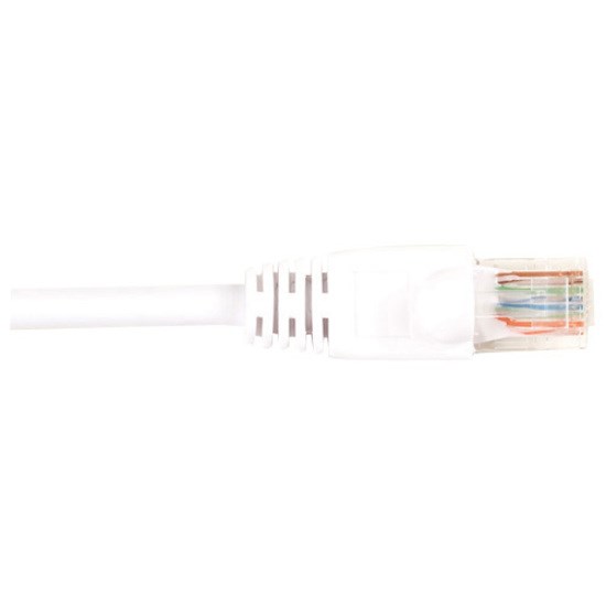 Black Box CAT6 Value Line Patch Cable, Stranded, White, 20-ft. (6.0-m), 5-Pack