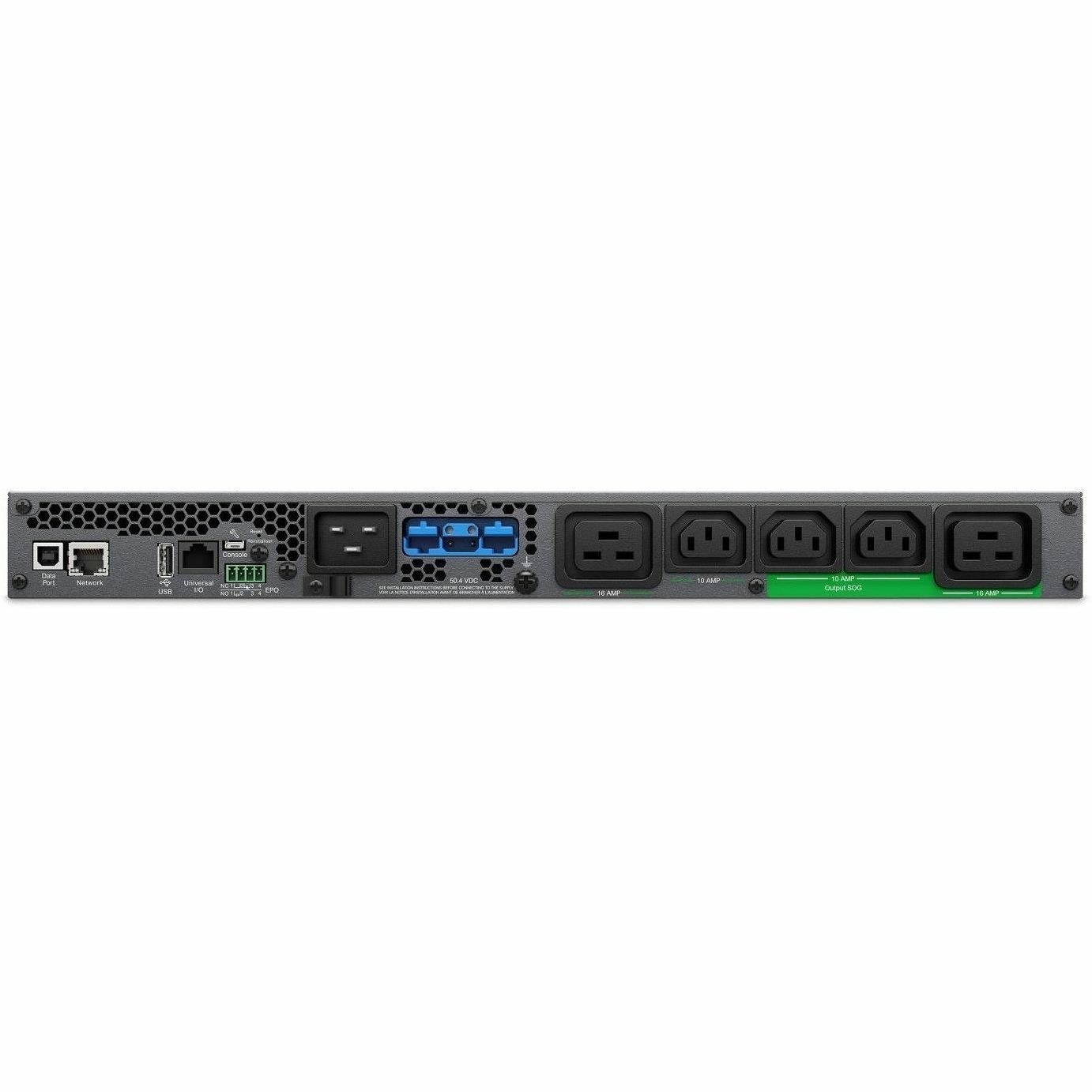 APC (SRTL2K2RM1UINC) SMART-UPS ULTRA, 2200VA 230V 1U, NETWORK CARD, 5YR WTY